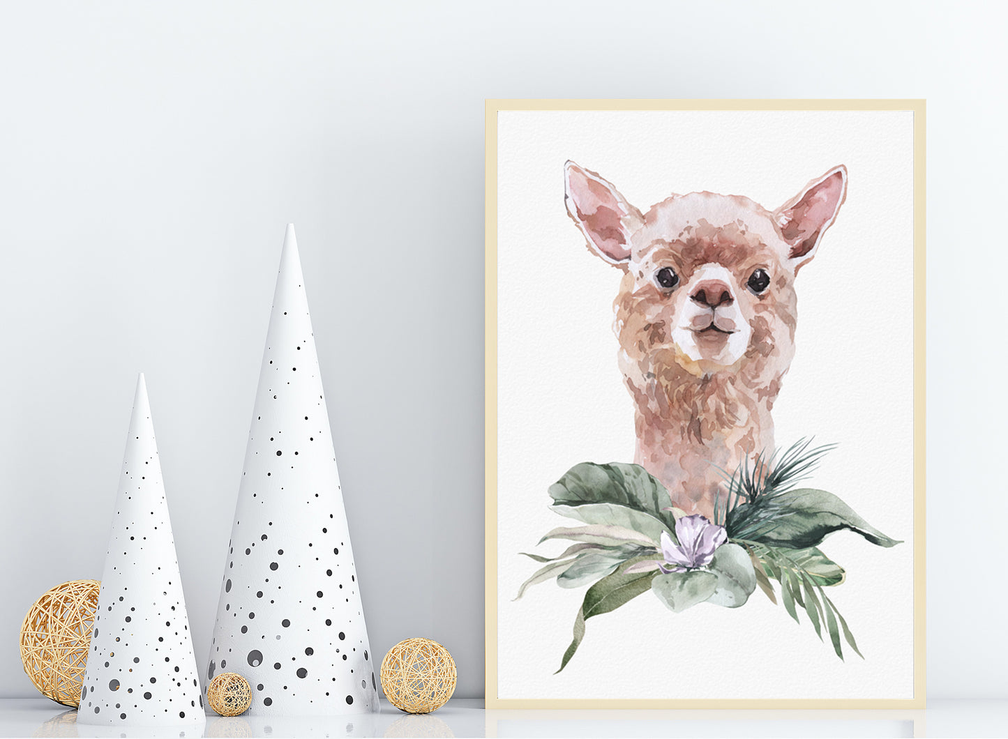 6er Poster Set Baby Waldtiere mit Flora • CreativeRobin