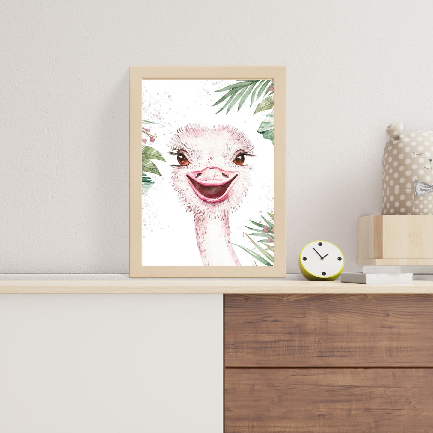 7er Poster Set Afrikanischer Baby Tiere der Savanne • DIN A4