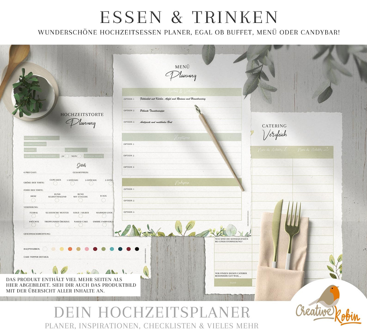 HOCHZEITSPLANER | Hochzeitsplanung Buch | Trauzeugin Planer | Hochzeit planen Checkliste | Hochzeit DIY | 130 Seiten Pdf Planner A4