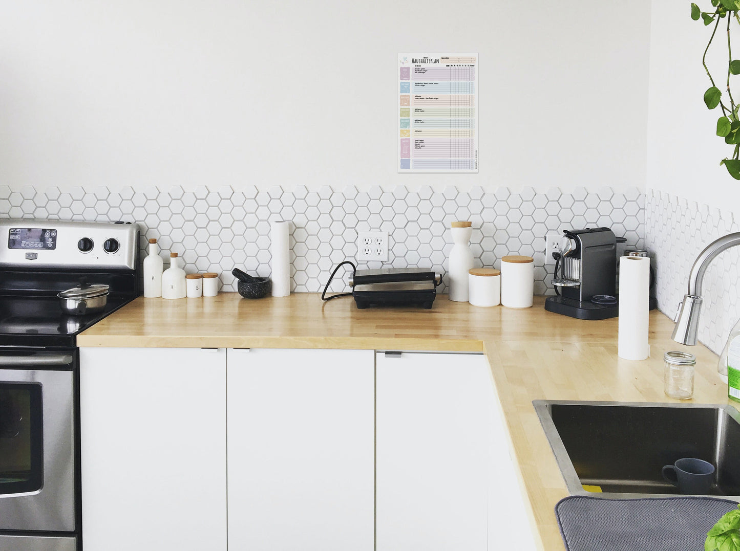 Haushaltsplaner und Putzplaner für Familien I DIN A4 Notizblock I 50 Blatt