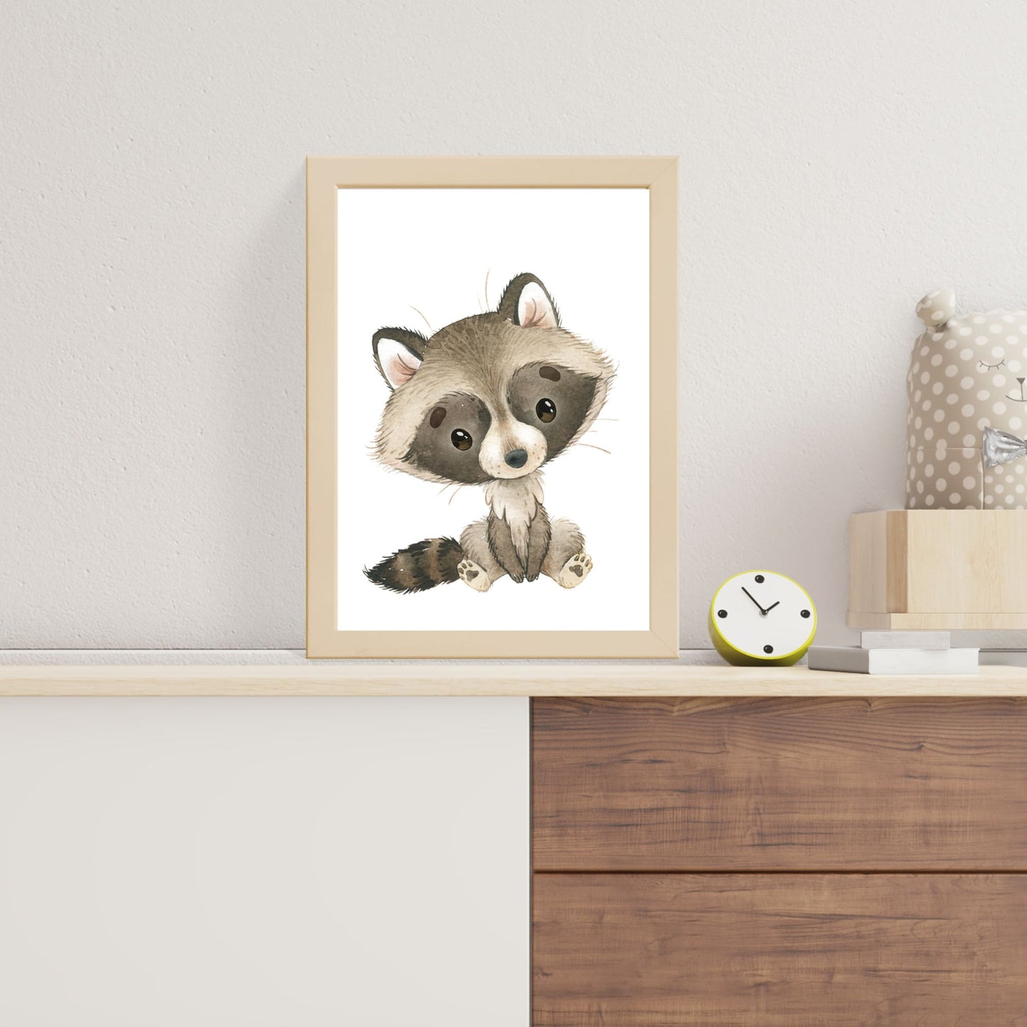 8er Poster Set Waldtiere • Süße Baby Fuchs, Hase, Eule Kinderposter • DIN A4 • CreativeRobin