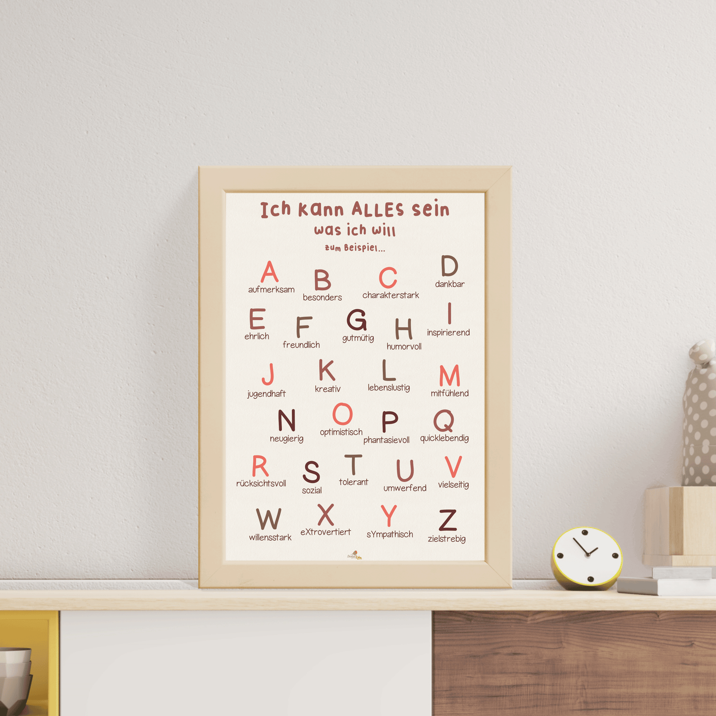 Affirmations Poster für Kinder | positive Bekräftigung fürs Kinderzimmer, Kindergarten & Grundschule | DIN A3