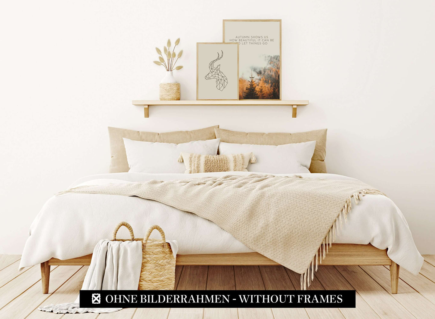 » Herbst « Poster Set als Wohnzimmer Deko | 4x A3 + 2x A4 Wandbilder Collage | ohne Rahmen