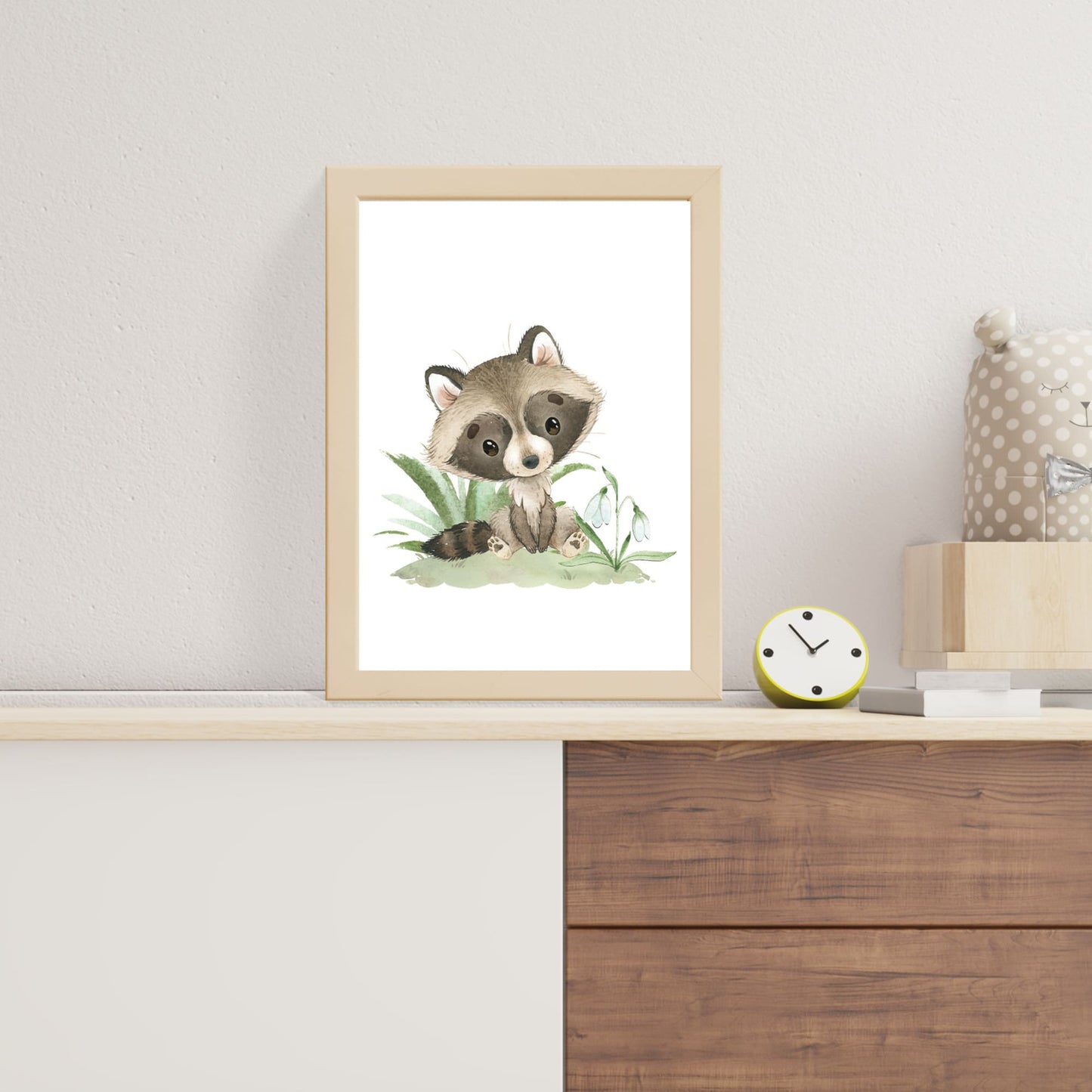 8er Poster Set Baby Waldtiere mit Flora • DIN A4 • CreativeRobin
